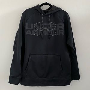 Under Armour Storm Cold Gear Black Pullover Sweatshirt Size Medium